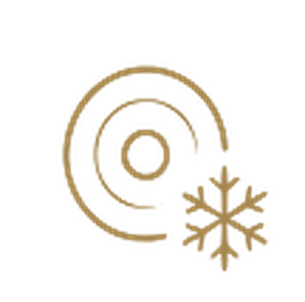 Approved Restora gold line-art treatment illustration